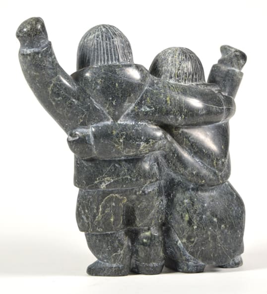 Couple Waving
