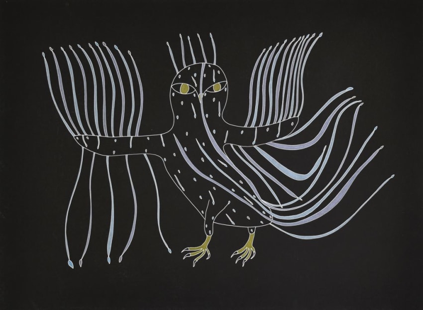 Untitled Drawing (Owl)