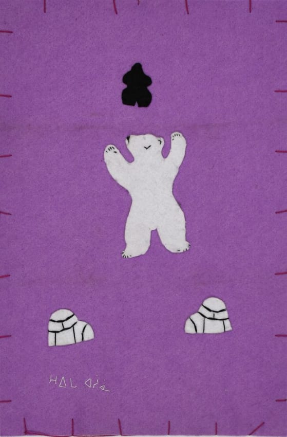 Untitled Textile (Polar Bear)