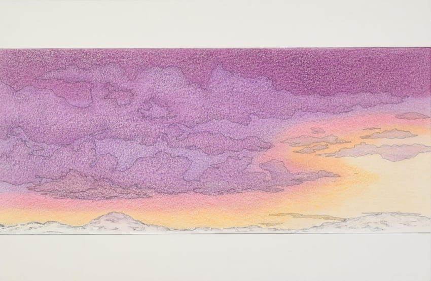 Untitled Drawing (Sunset)