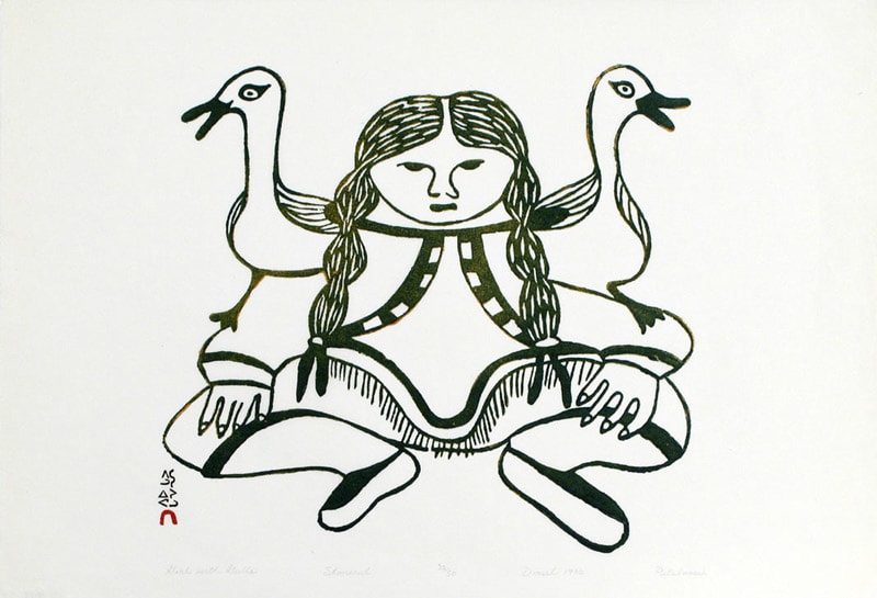 Girl with Gulls
