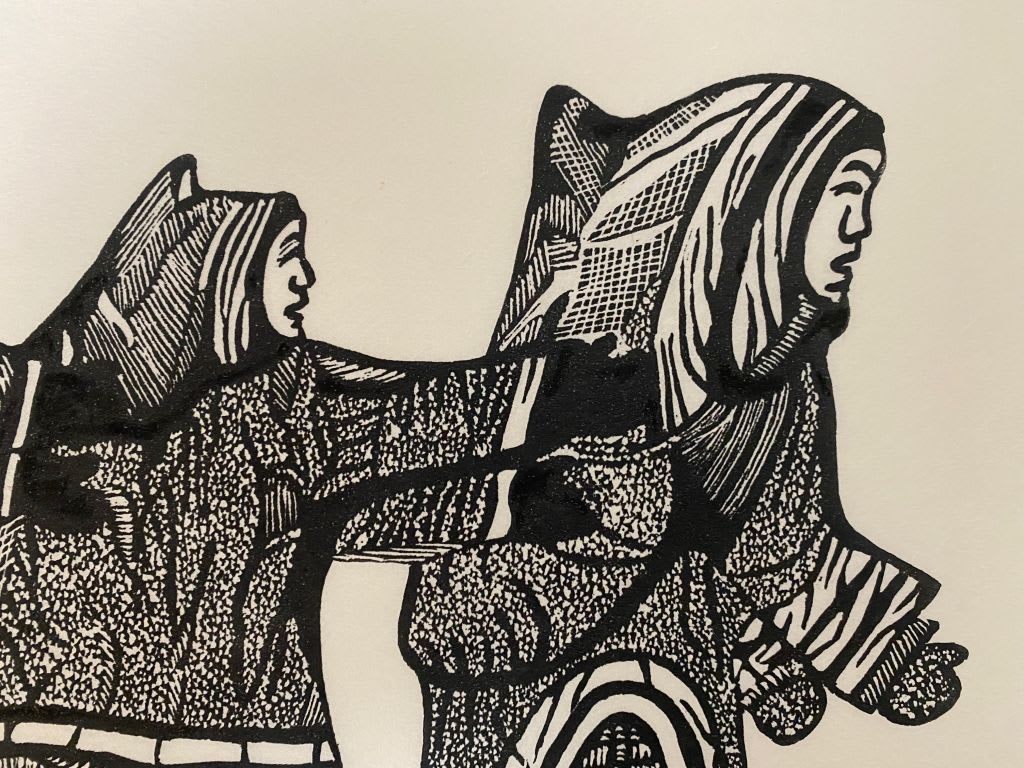 Three Women Playing