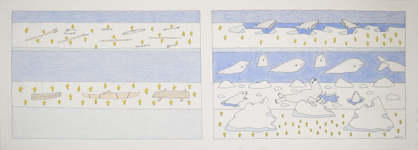 Untitled Drawing (Arctic Scene)