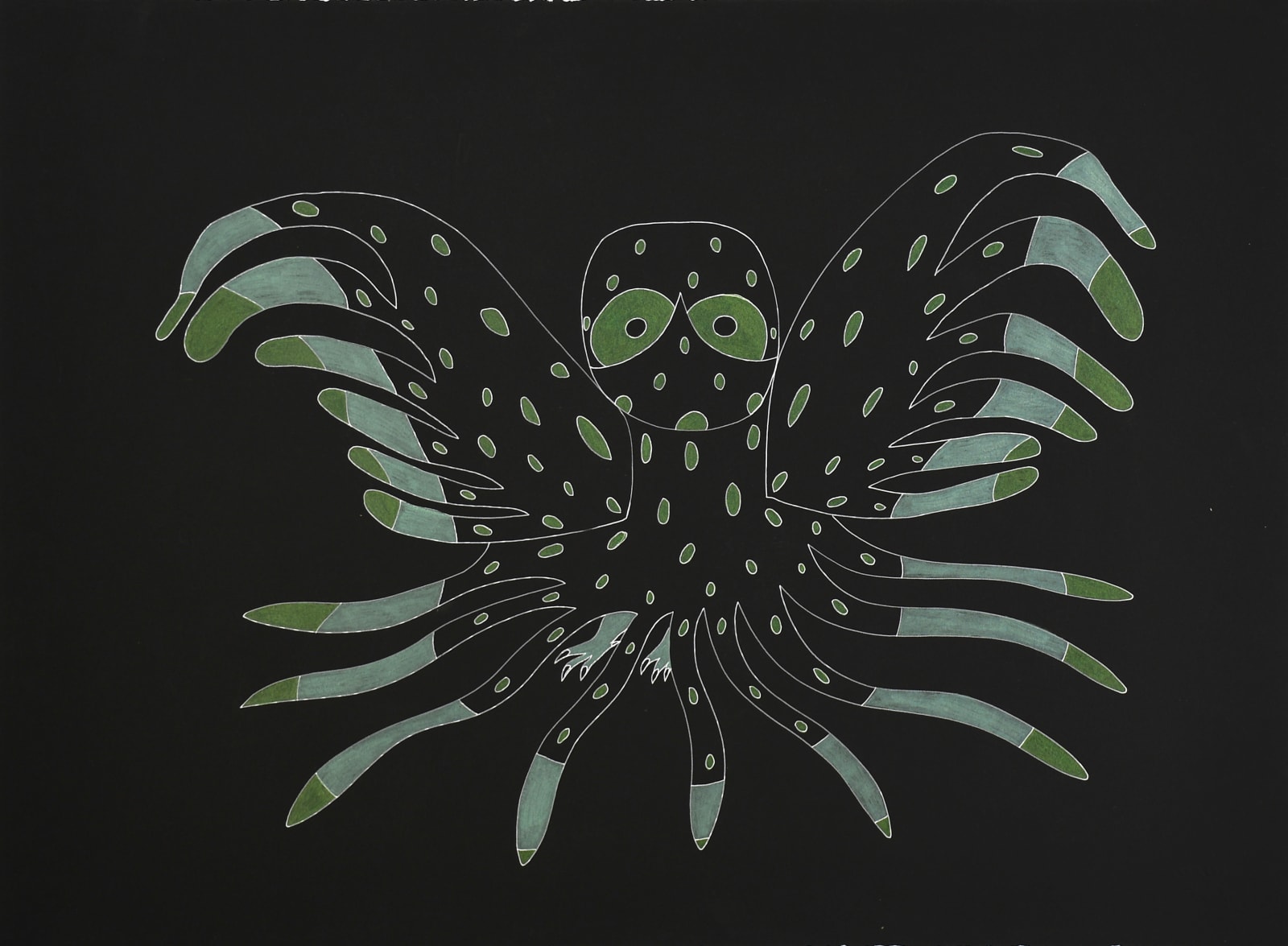 Hunting Owl at Night