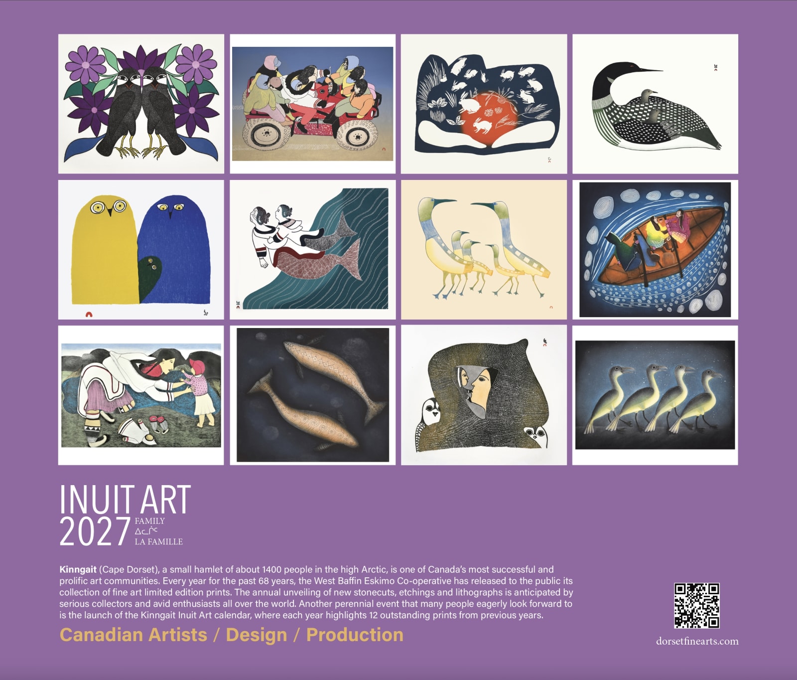 2027 Inuit Art Calendar
