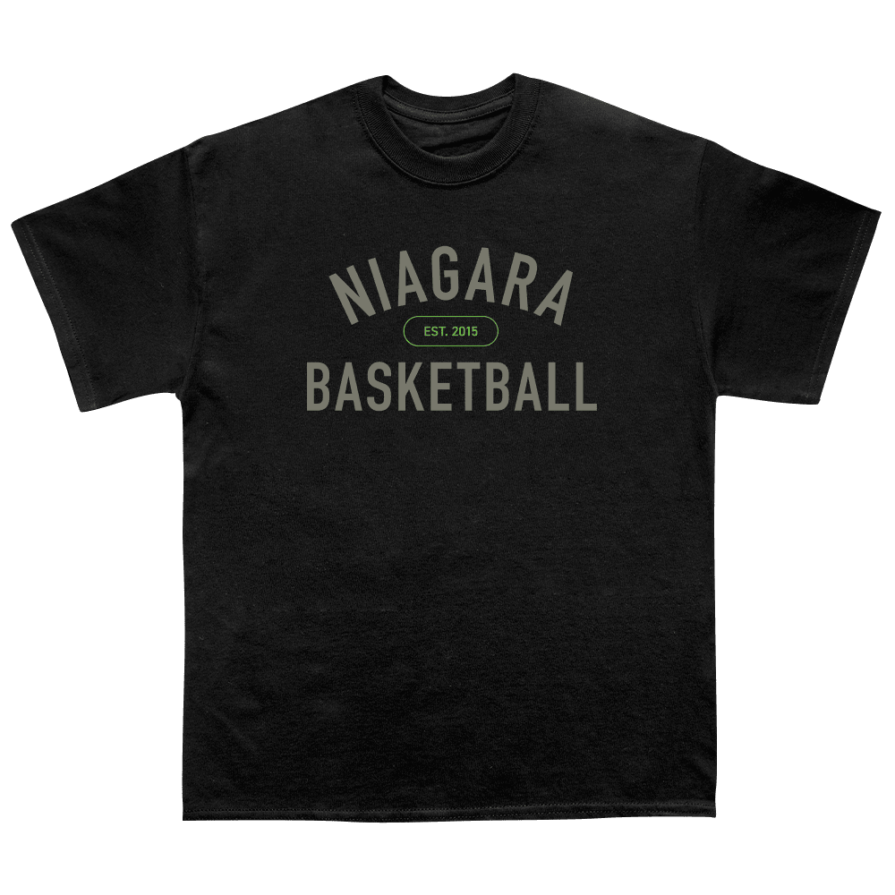 Niagara Basketball Adult Tee - Black