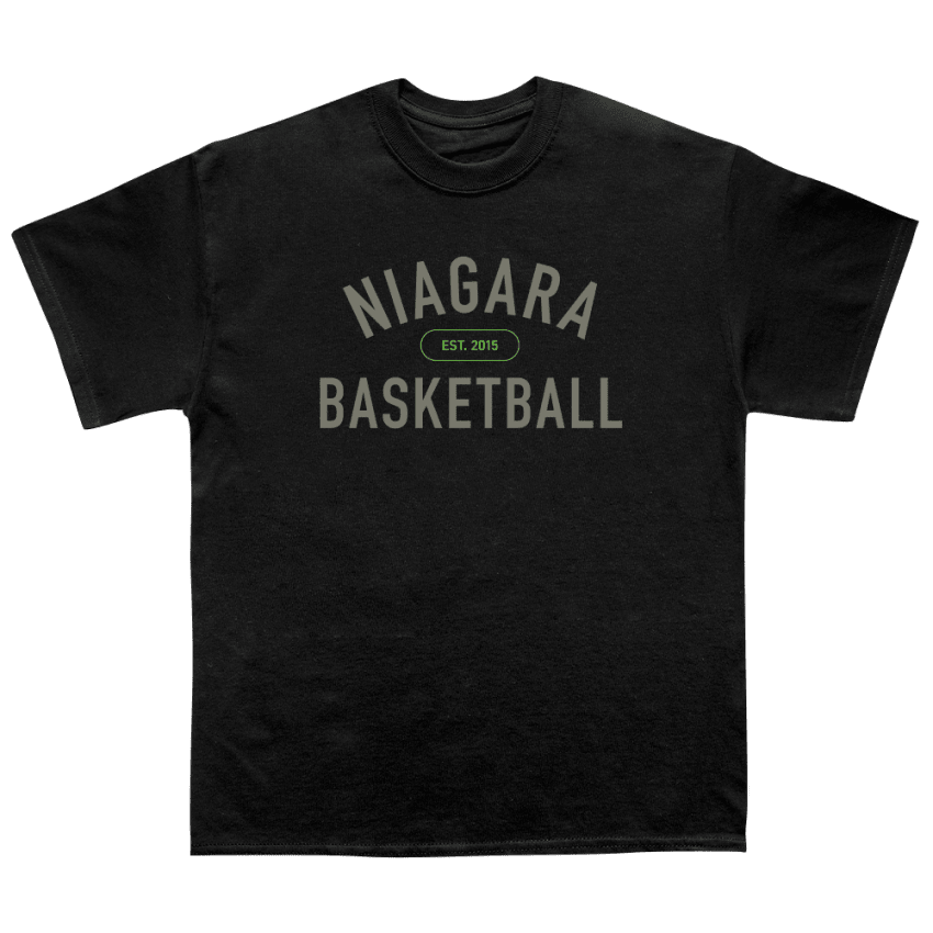 Niagara Basketball Adult Tee - Black