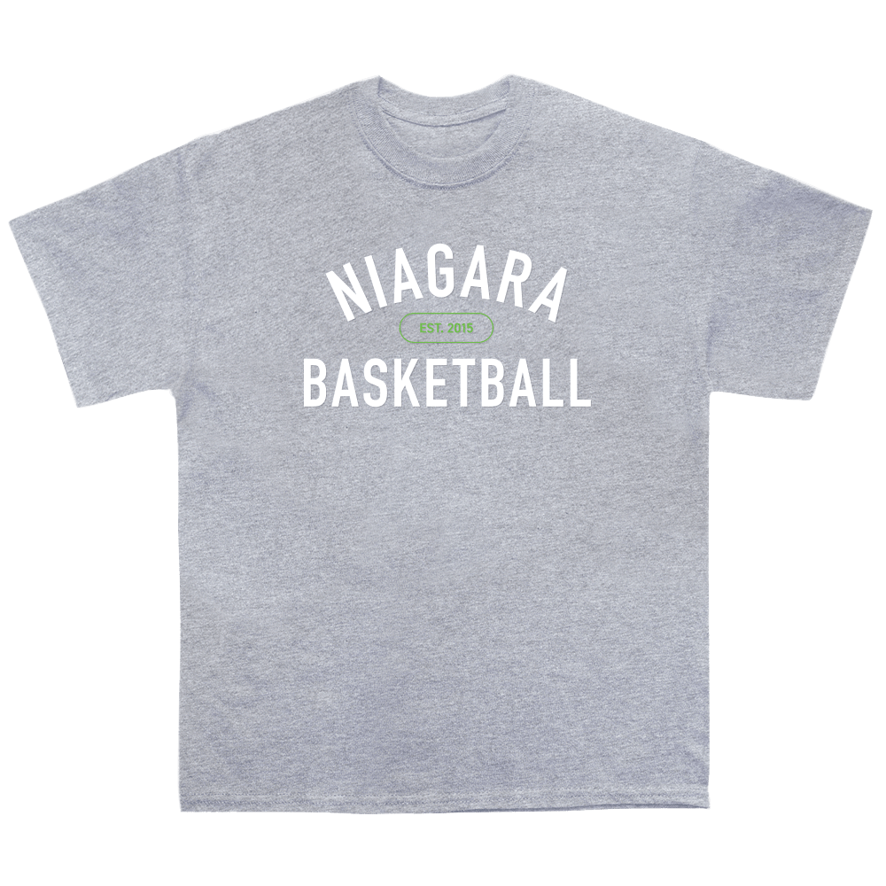 Niagara Basketball Adult Tee - Grey