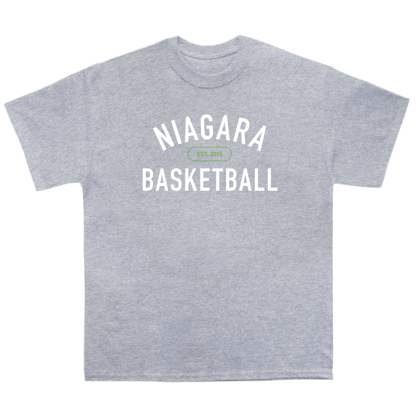Niagara Basketball Adult Tee - Grey