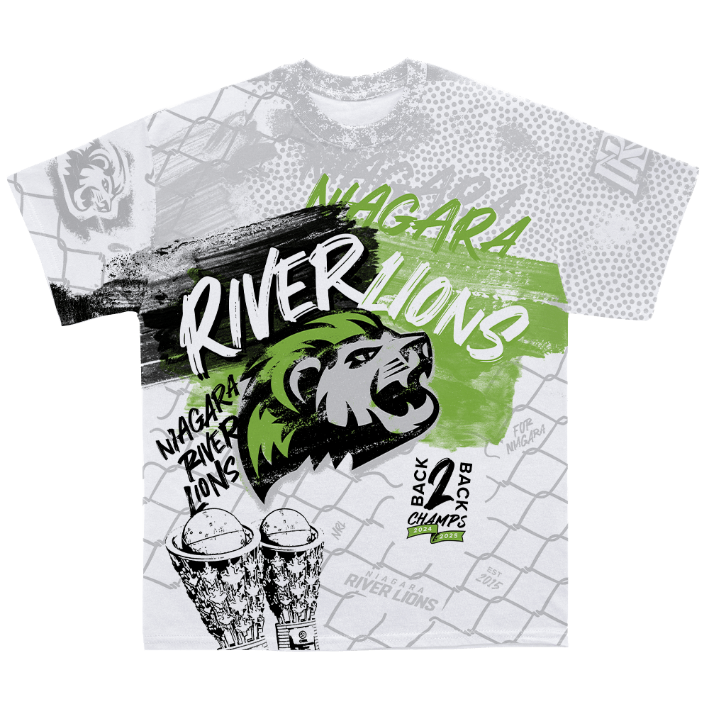 Retro River Lions Adult Tee