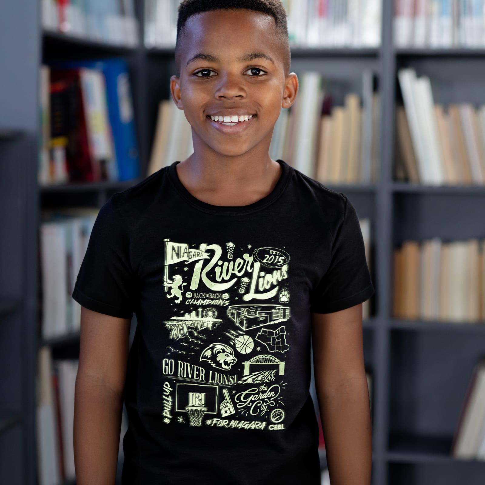Glow-In-The-Dark Doodle Youth Tee