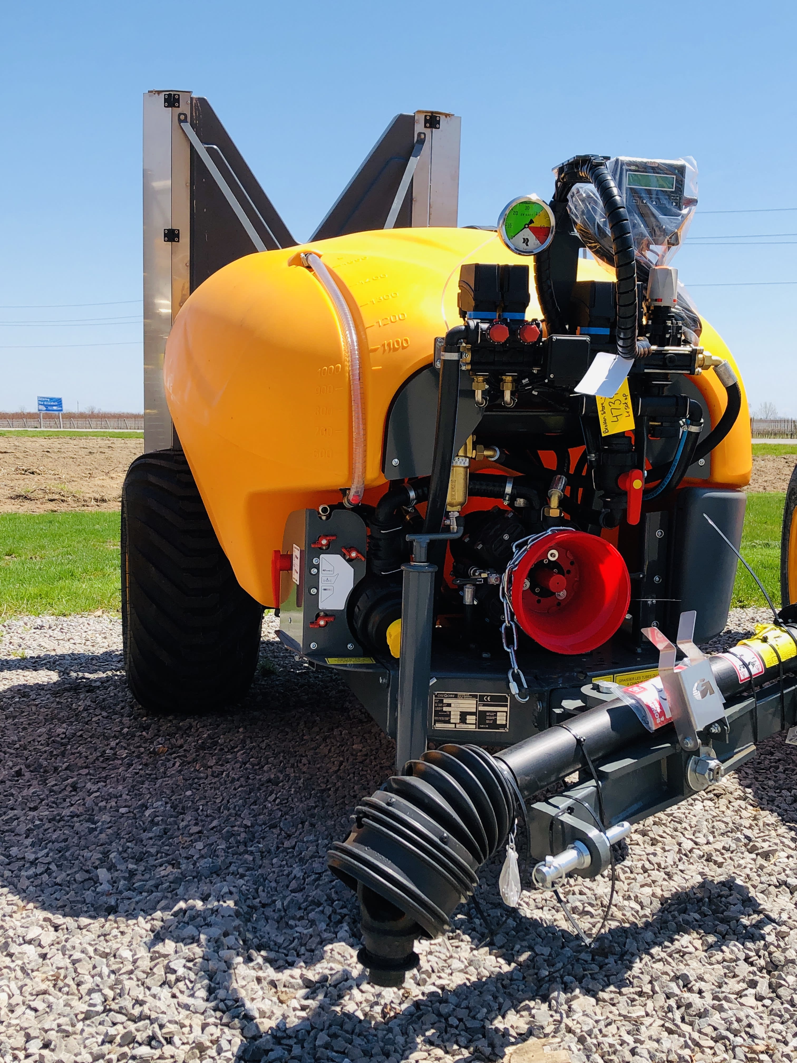 1500L Gregoire Powerflow VTD Sprayer