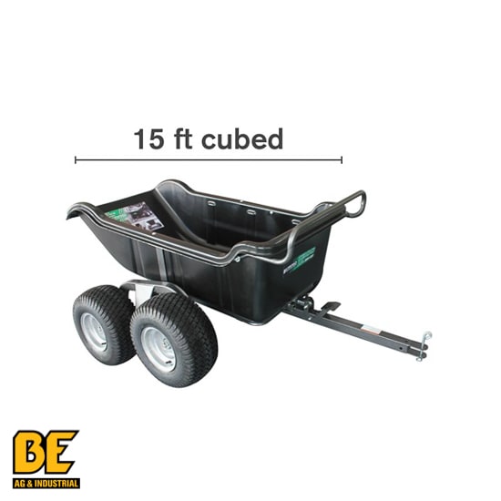 BE-TCP12004W Double Axle Poly Dump Cart
