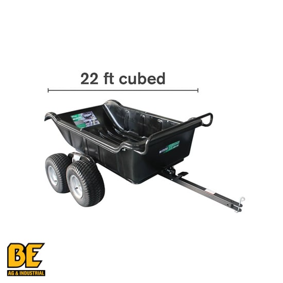 BE-TCP15004W Double Axle Poly Dump Cart