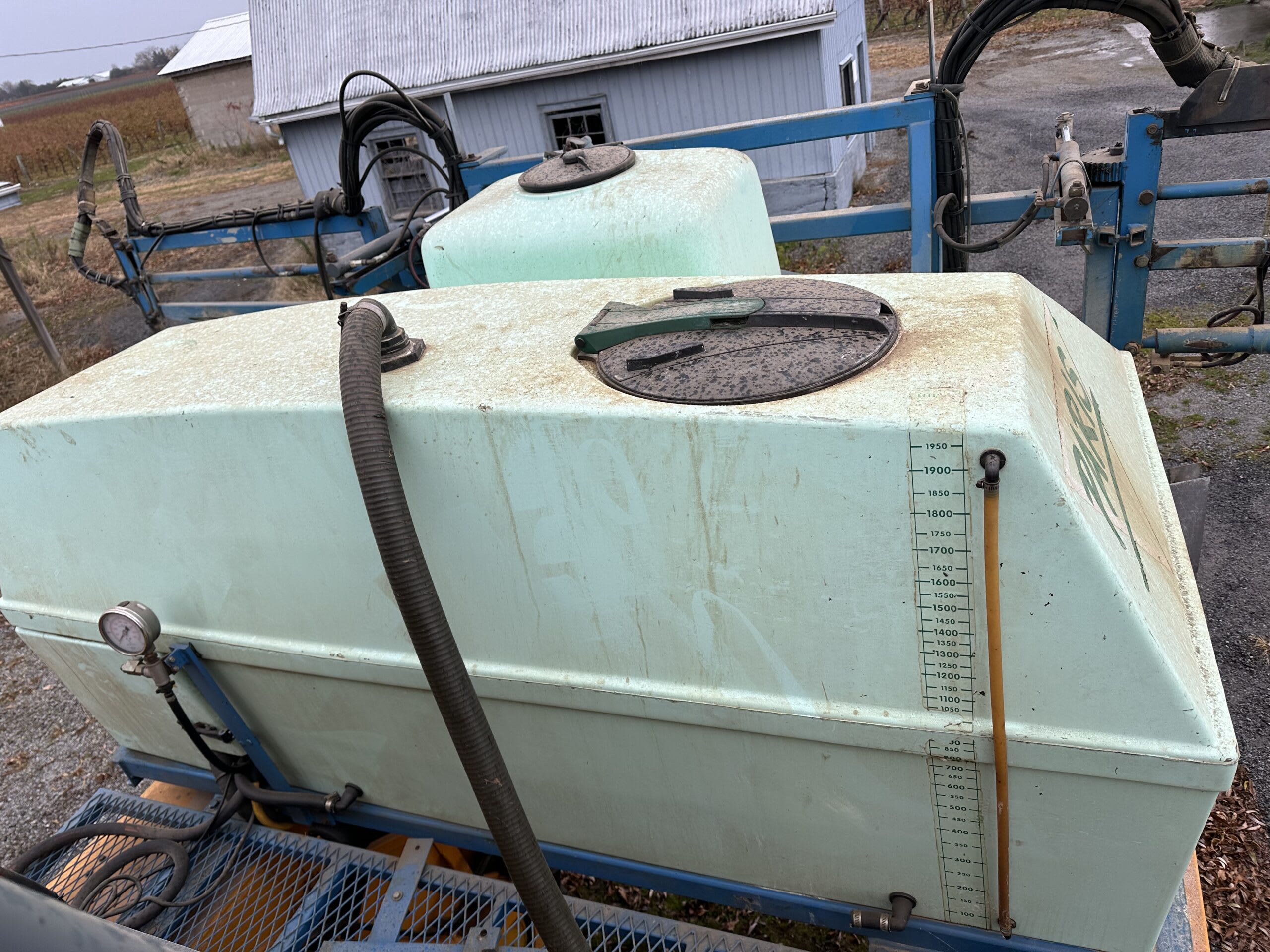 Used Gregoire G170 Grape Harvester and 4-Row Sprayer