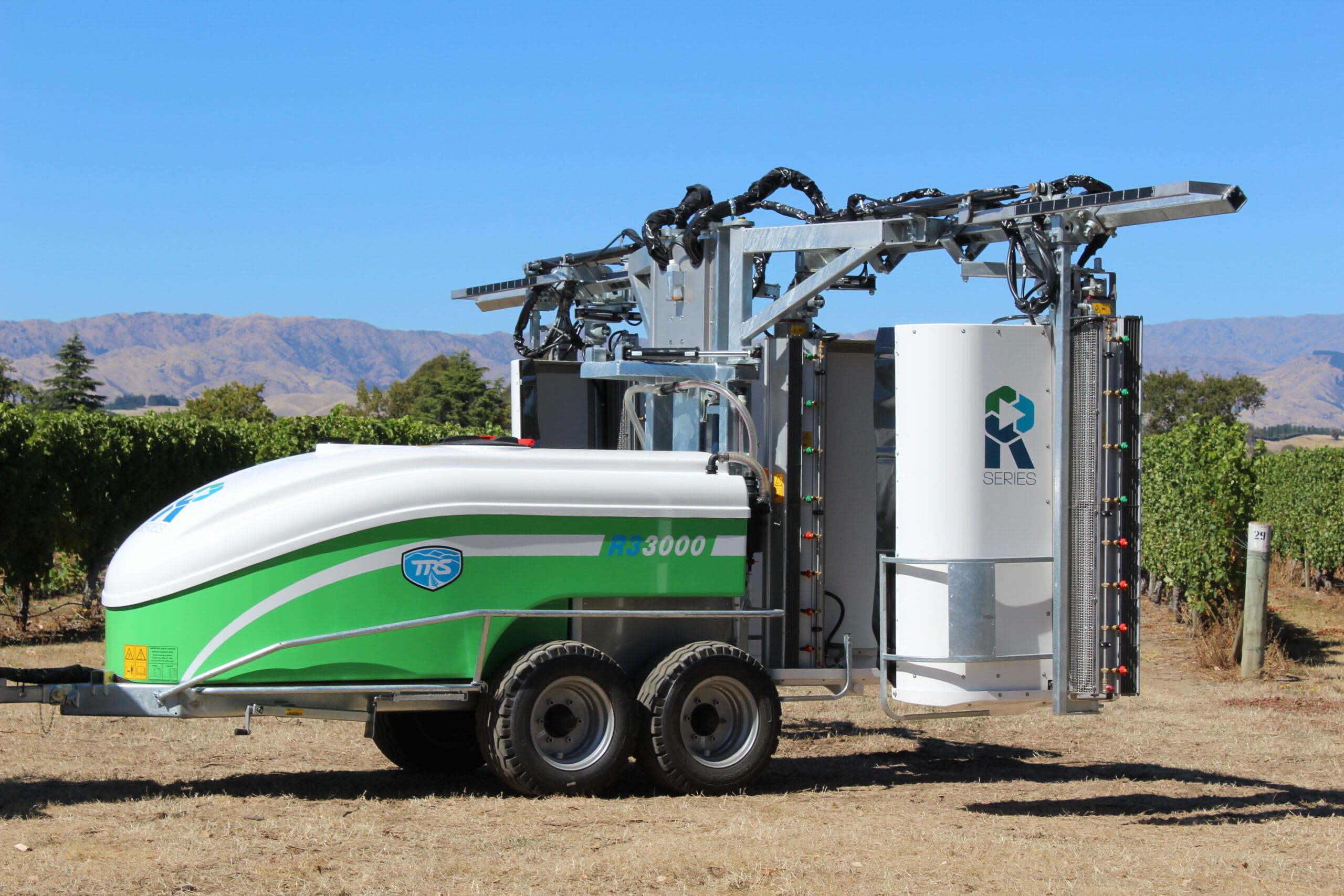 TRS R3 3-Row Vineyard Recycling Sprayer