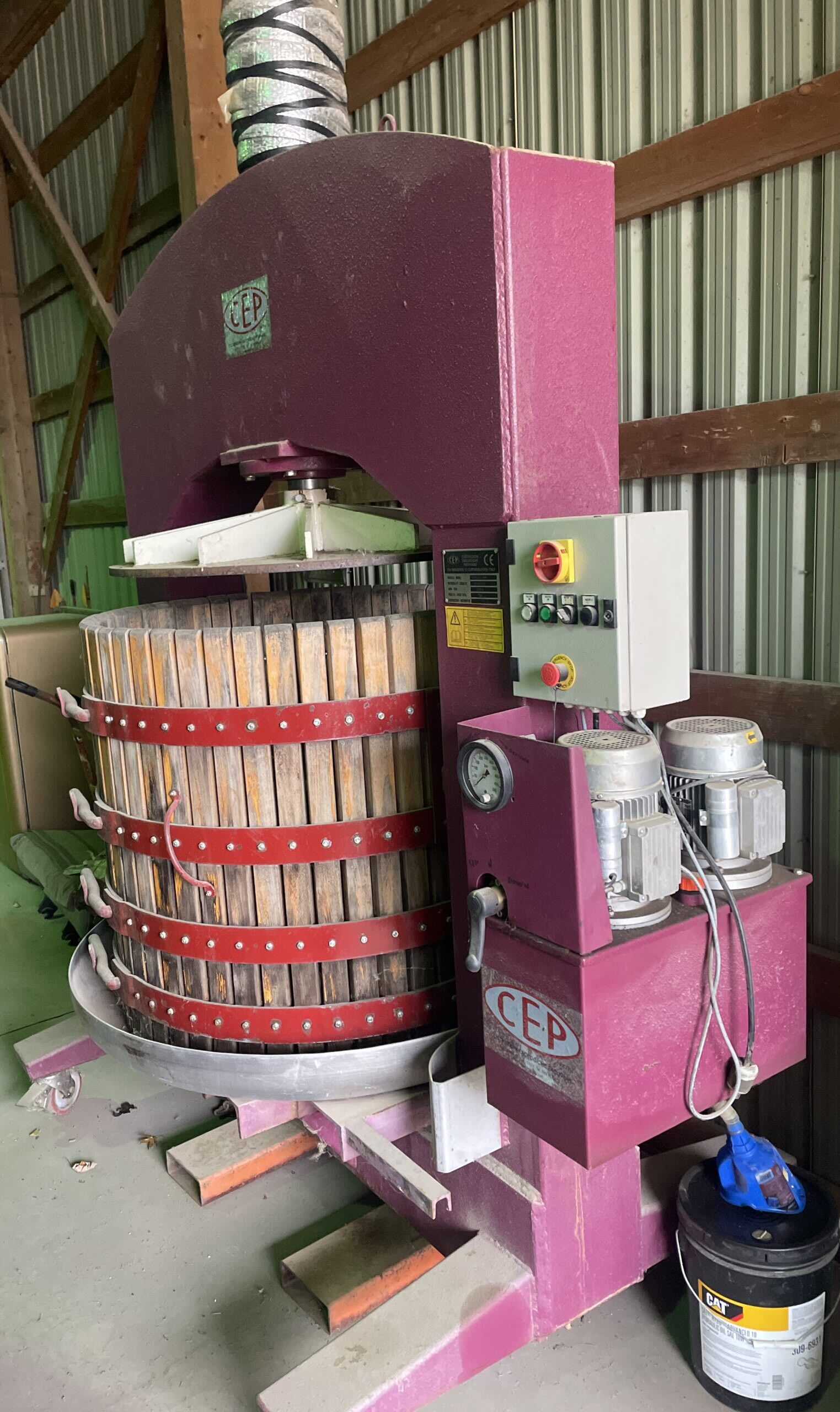 Used 2006 CEP Vertical Basket Press