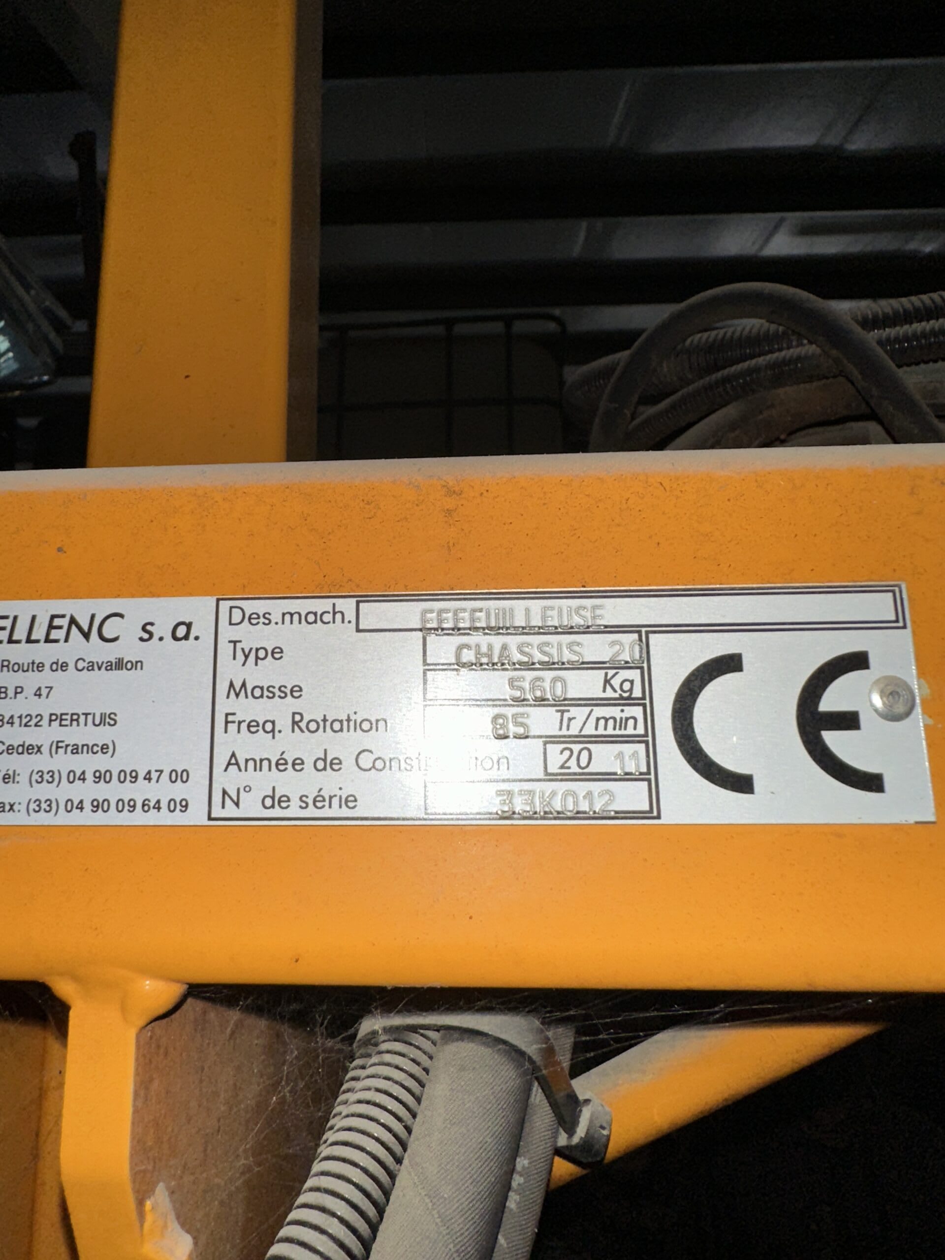 Used 2011 Pellenc LP20 Leaf Remover