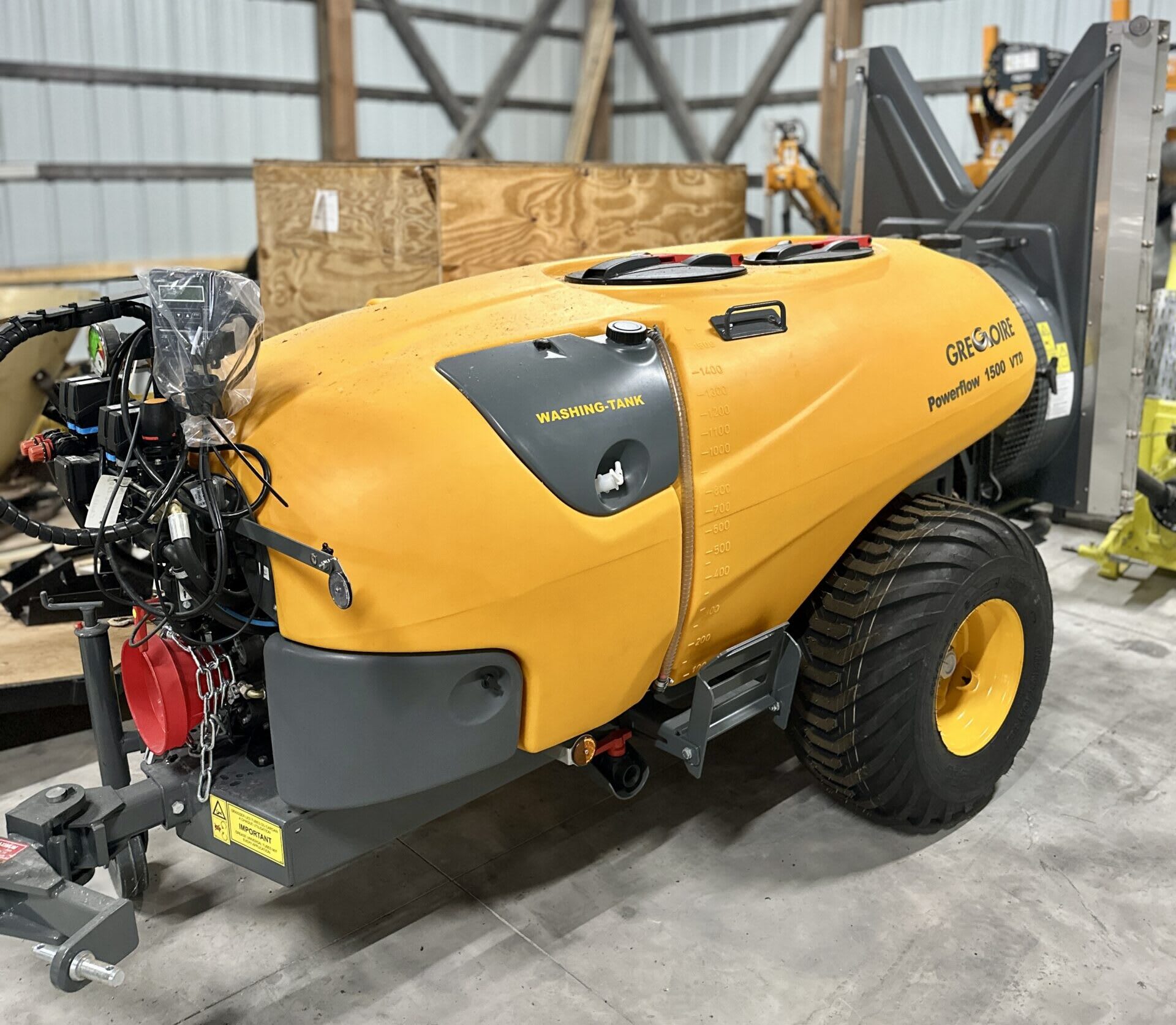 NEW Gregoire Powerflow VTD 1500L Vineyard Sprayer