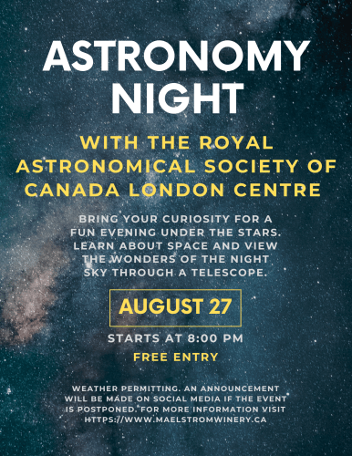 Stargazing Event - August 27th