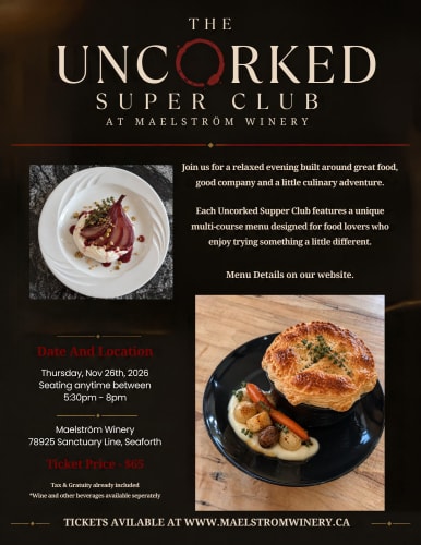 Uncorked Supper Club - November 26th
