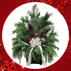 Workshop Holiday Urn 14'' Square - No Birch