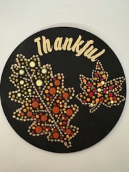 Fall Urn Square Workshop with Painted Pick