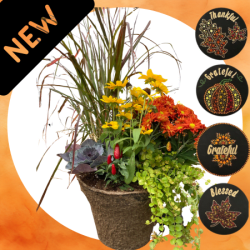 Fall Urn Workshop with Painted Pick