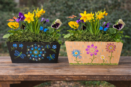 Dot-Painting Spring Workshop