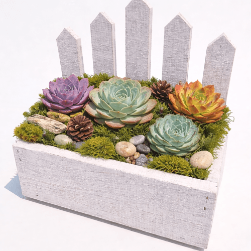 Succulent Picket Crate Workshop