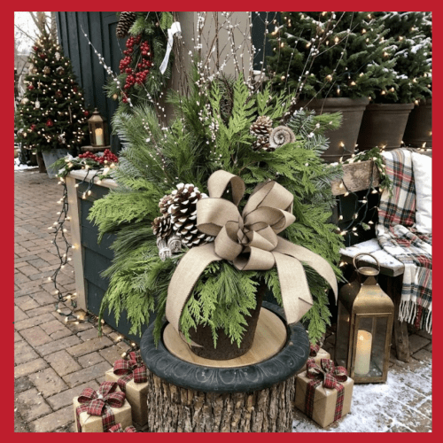 Workshop Holiday Urn 12'' Round - No Birch