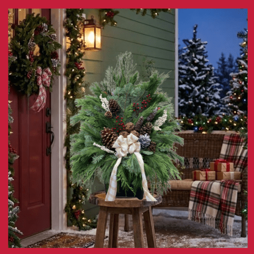 Workshop Holiday Urn 14'' Square - No Birch