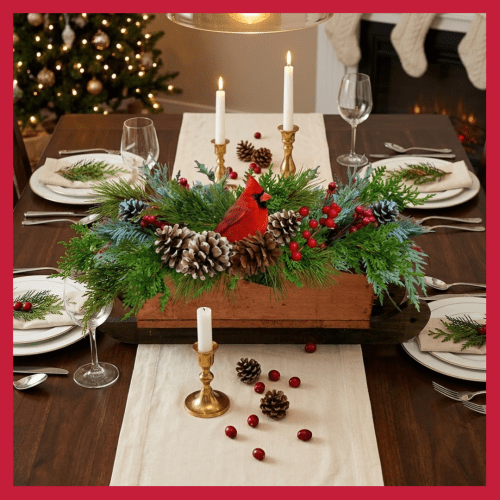 Workshop Holiday Sleigh Centerpiece AGAIN