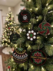Workshop Dot-Painted Ornaments