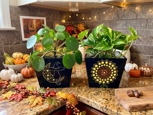 Workshop Dot-Painting Planter