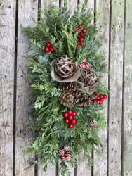 Workshop Holiday Fresh Flower Centerpiece Again